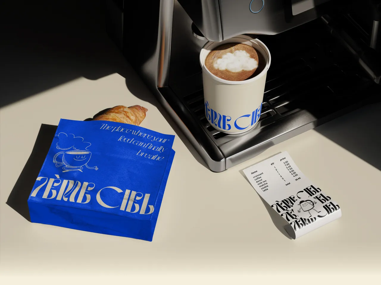 7ème Ciel — Café Branding & Visual Identity — projet de Théo Blondel